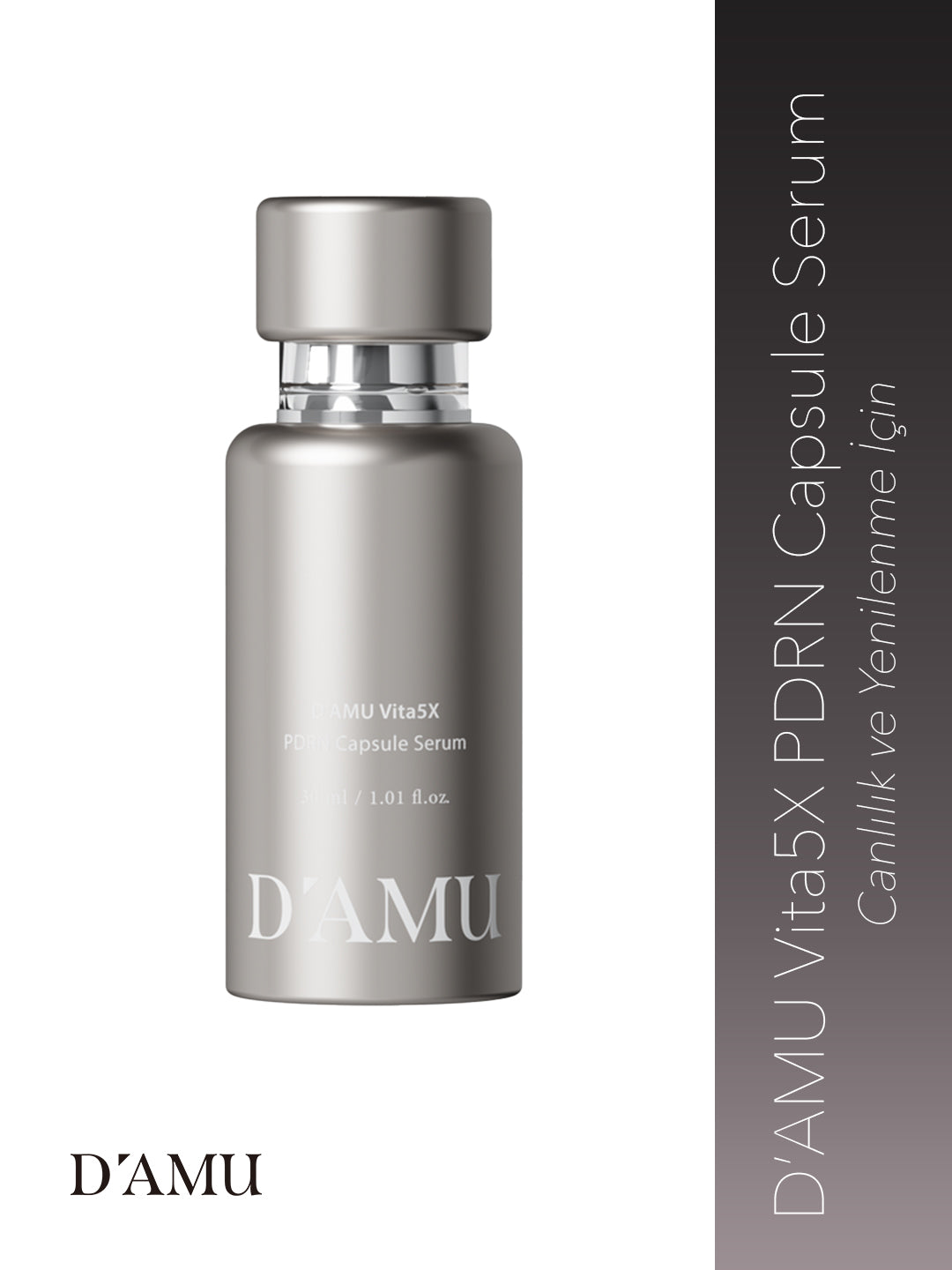 D’amu Vita5X PDRN Capsule Serum – Onarıcı, Sıkılaştırıcı ve Işıltı Veren Yüz Serumu