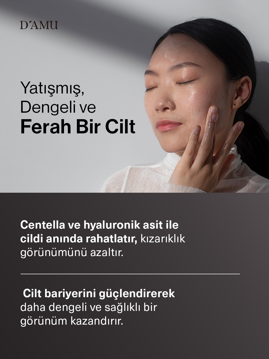 D’amu Vita5X Cicatinol Ampoule Toner – Yatıştırıcı, Nemlendirici ve Sıkılaştırıcı Etkili Ampul Tonik