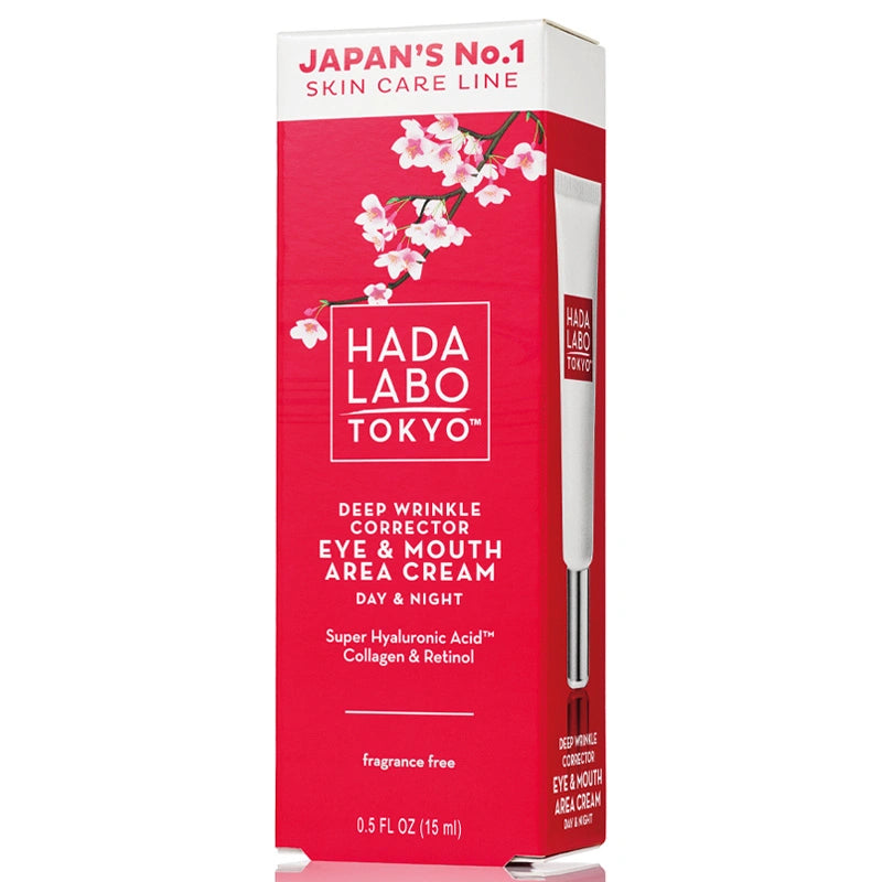 HADA LABO TOKYO Göz ve Ağız Çevresi Kırışıklık Karşıtı Krem 15 ml