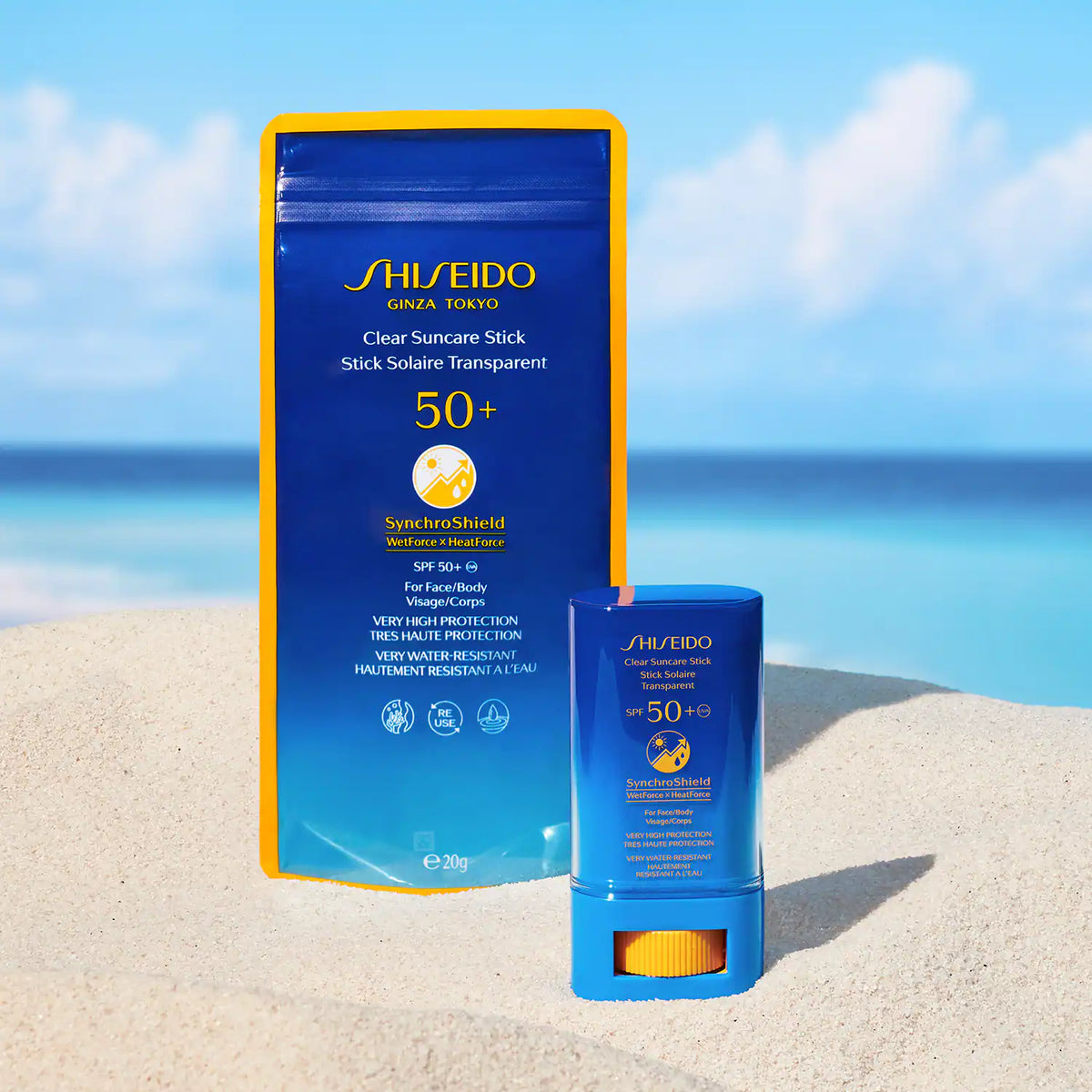 SHISEIDO Şeffaf Güneş Koruyucu Stick SPF50+ | Suya Dayanıklı