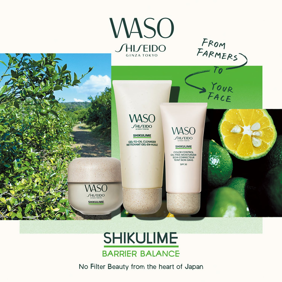 SHISEIDO WASO Renk Eşitleyici Yağsız Nemlendirici SPF30